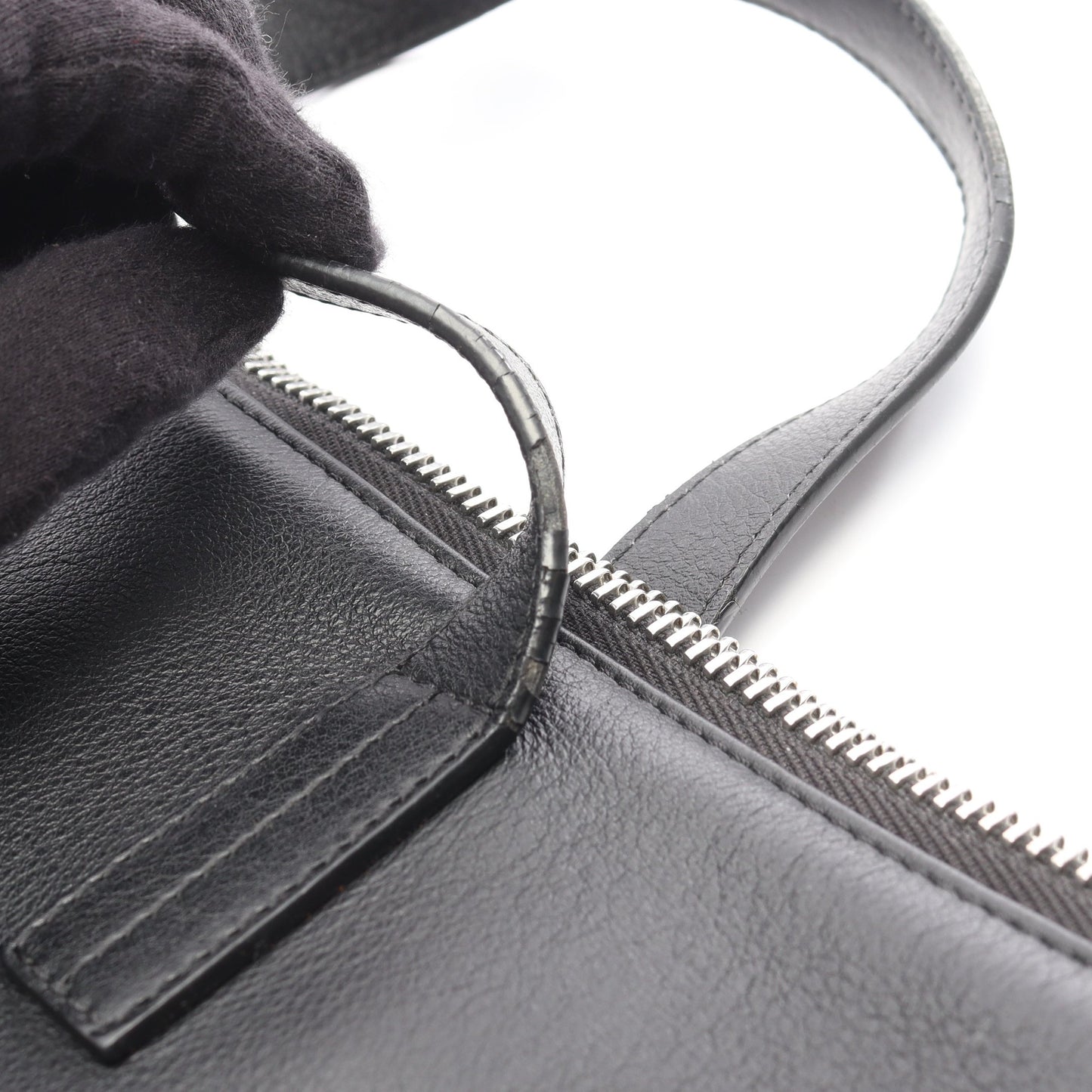 アナグラム ビジネスバッグ ブリーフケース レザー ブラック ロエベ バッグ LOEWE