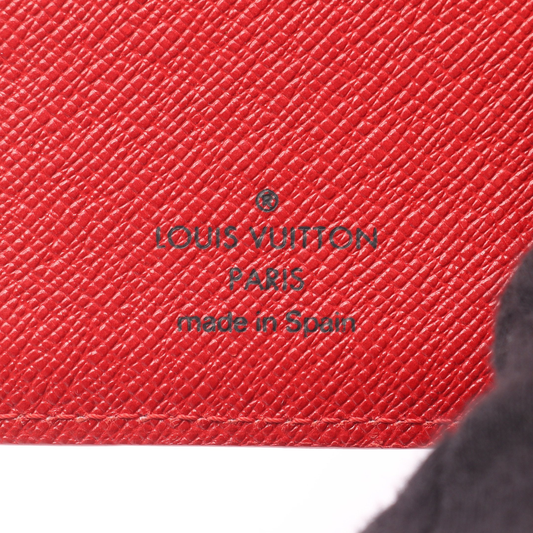 ルイ ヴィトン LOUIS VUITTON エピ アジェンダ PM 手帳 カバー LOUIS 