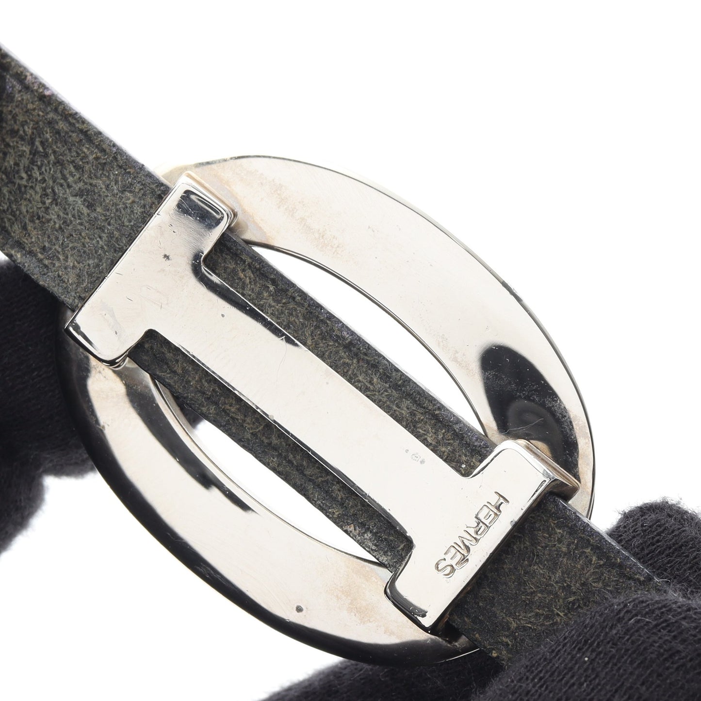 ドゥブルトゥール ブレスレット ヴォースイフト ブラック シルバー □J刻 エルメス アクセサリー HERMES
