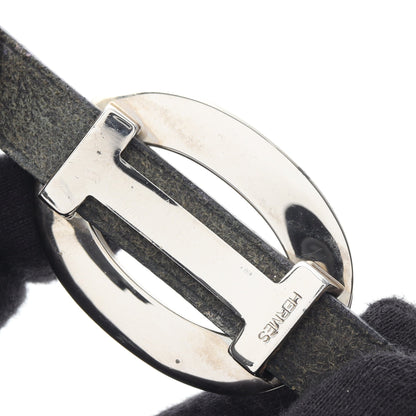 ドゥブルトゥール ブレスレット ヴォースイフト ブラック シルバー □J刻 エルメス アクセサリー HERMES