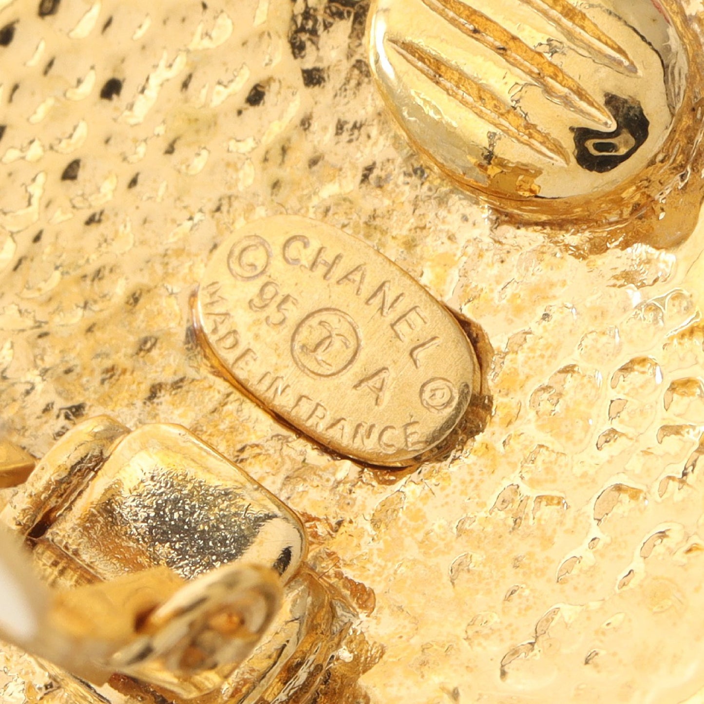 ココマーク フラワー イヤリング GP ゴールド 95A シャネル アクセサリー CHANEL