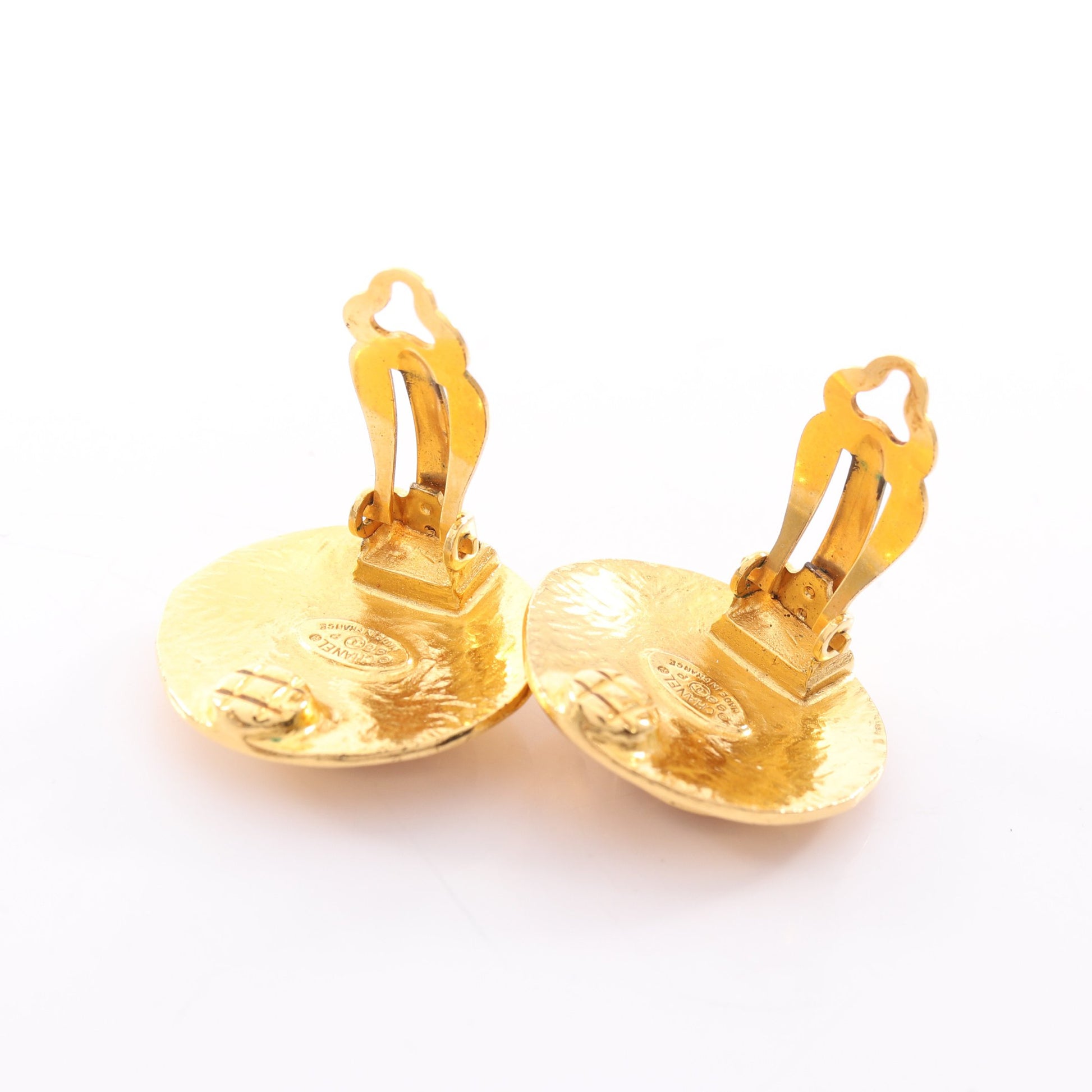 ココマーク サークル イヤリング GP ゴールド 96P シャネル アクセサリー CHANEL