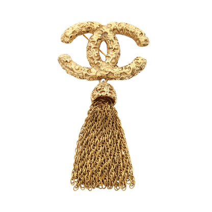 ココマーク タッセル ブローチ GP ゴールド 93A シャネル アクセサリー CHANEL