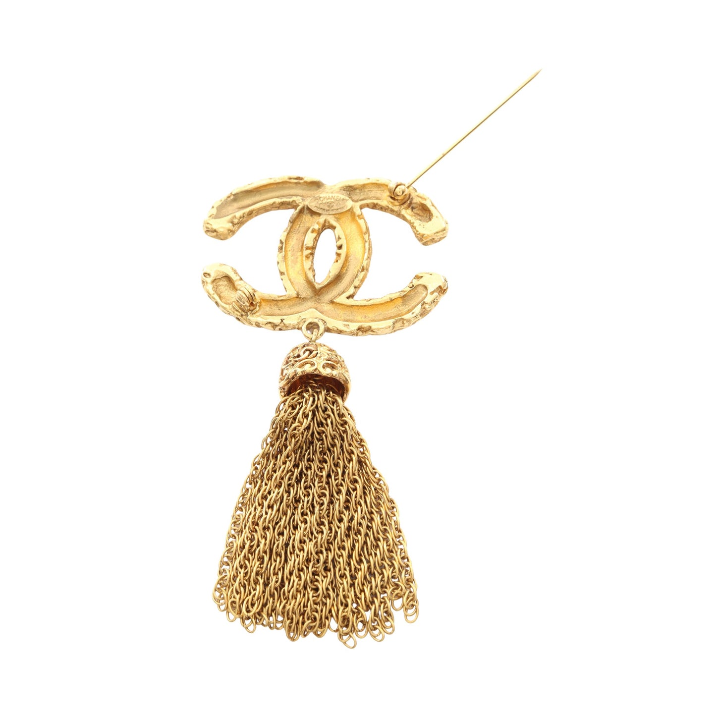ココマーク タッセル ブローチ GP ゴールド 93A シャネル アクセサリー CHANEL