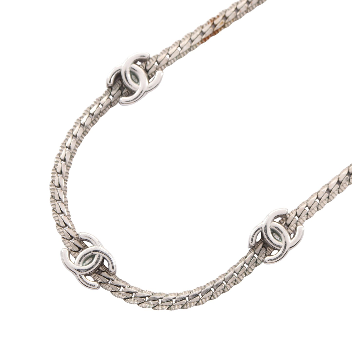 ココマーク ネックレス シルバー A25V シャネル アクセサリー CHANEL