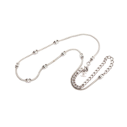 ココマーク ネックレス シルバー A25V シャネル アクセサリー CHANEL