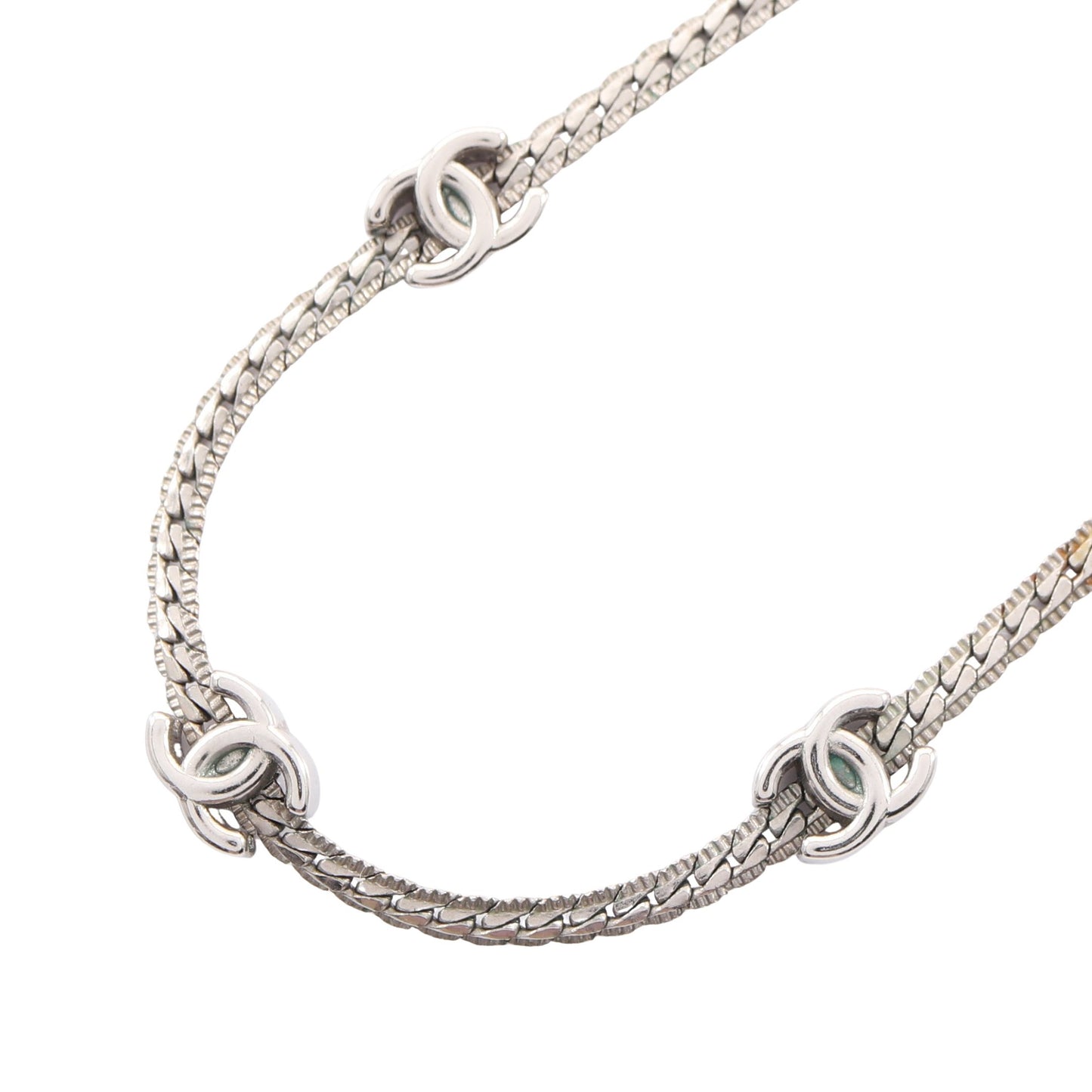 ココマーク ネックレス シルバー A25V シャネル アクセサリー CHANEL