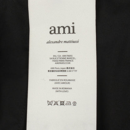 パンツ ウール グレー ボタンフライ アミアレクサンドルマテュッシ ボトムス AMI Alexandre Mattiussi