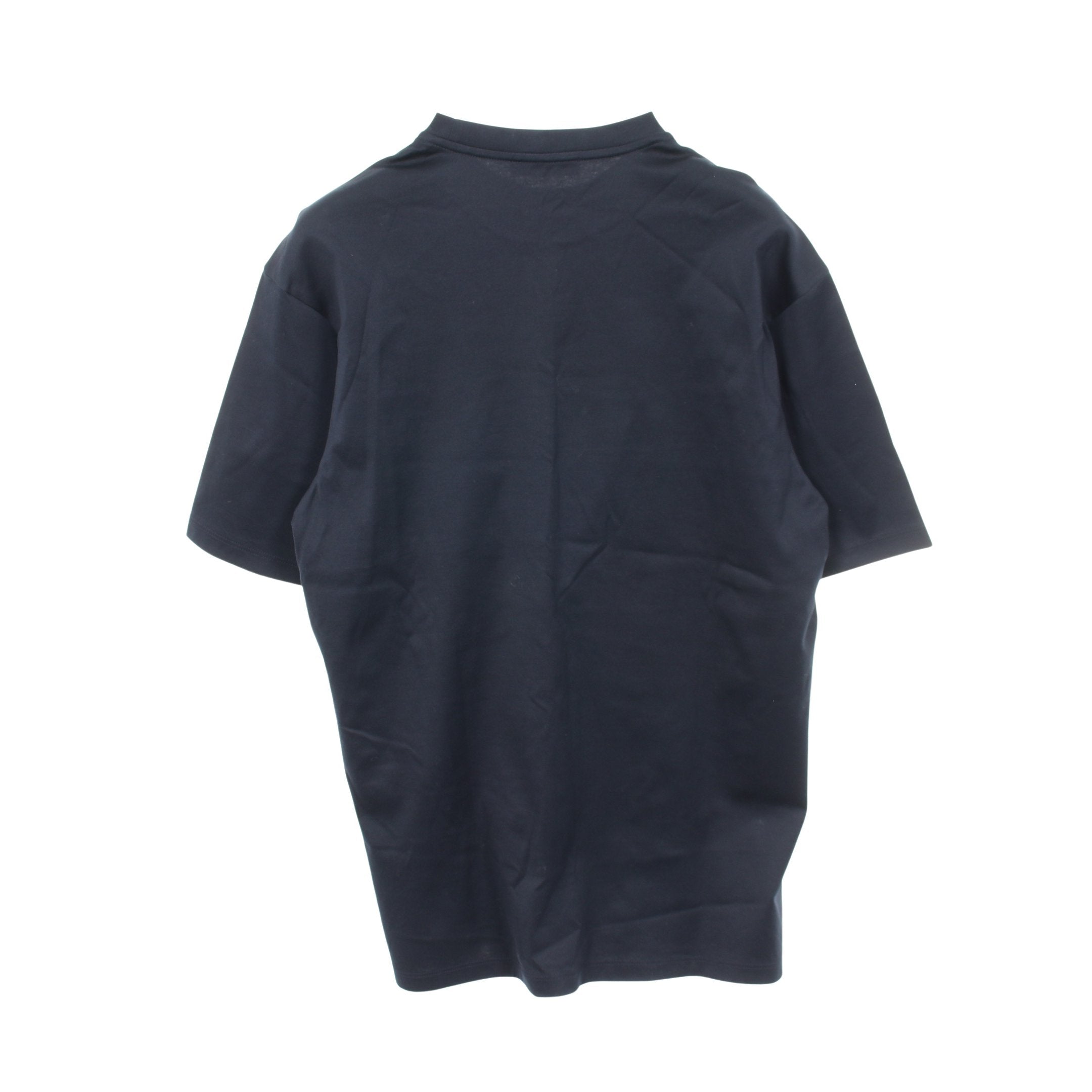 半袖Tシャツ クルーネック コットン ネイビー ポケット付き プラダ – RECLO