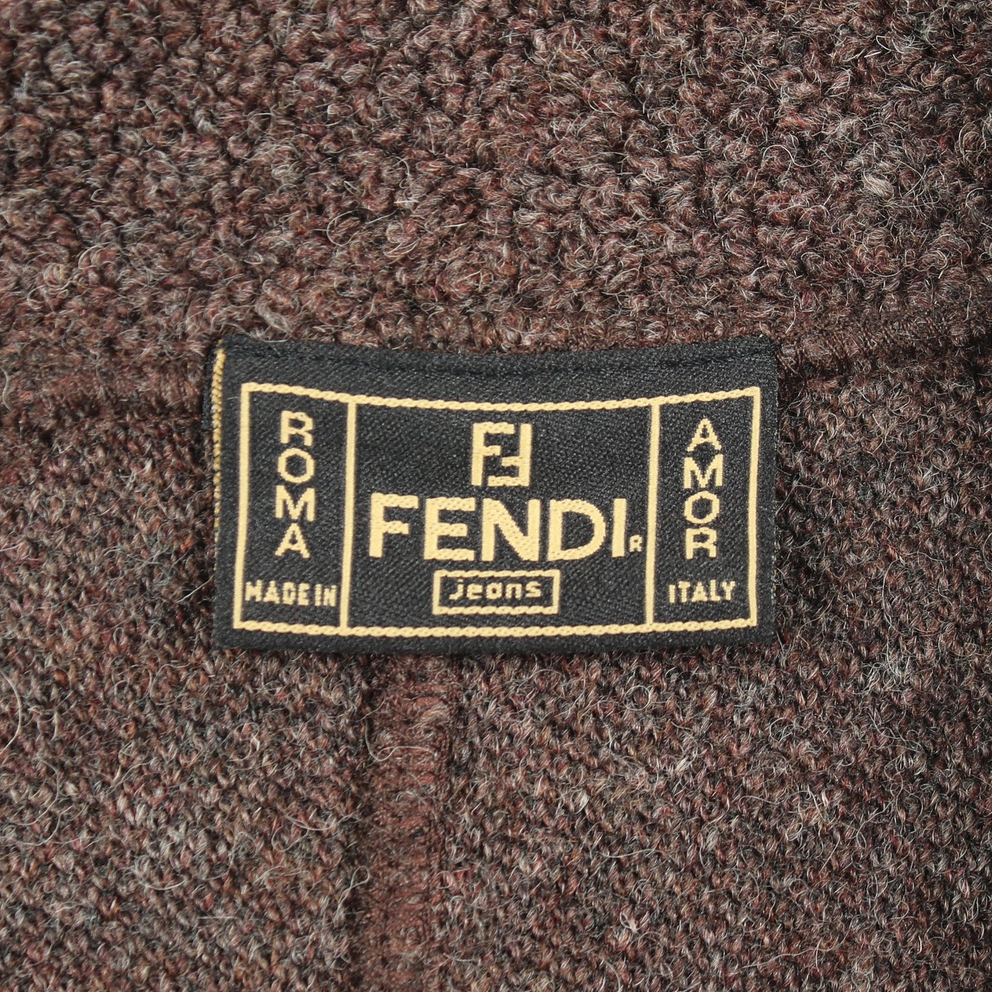 ロングコート ウール ブラウン フェンディ アウター FENDI