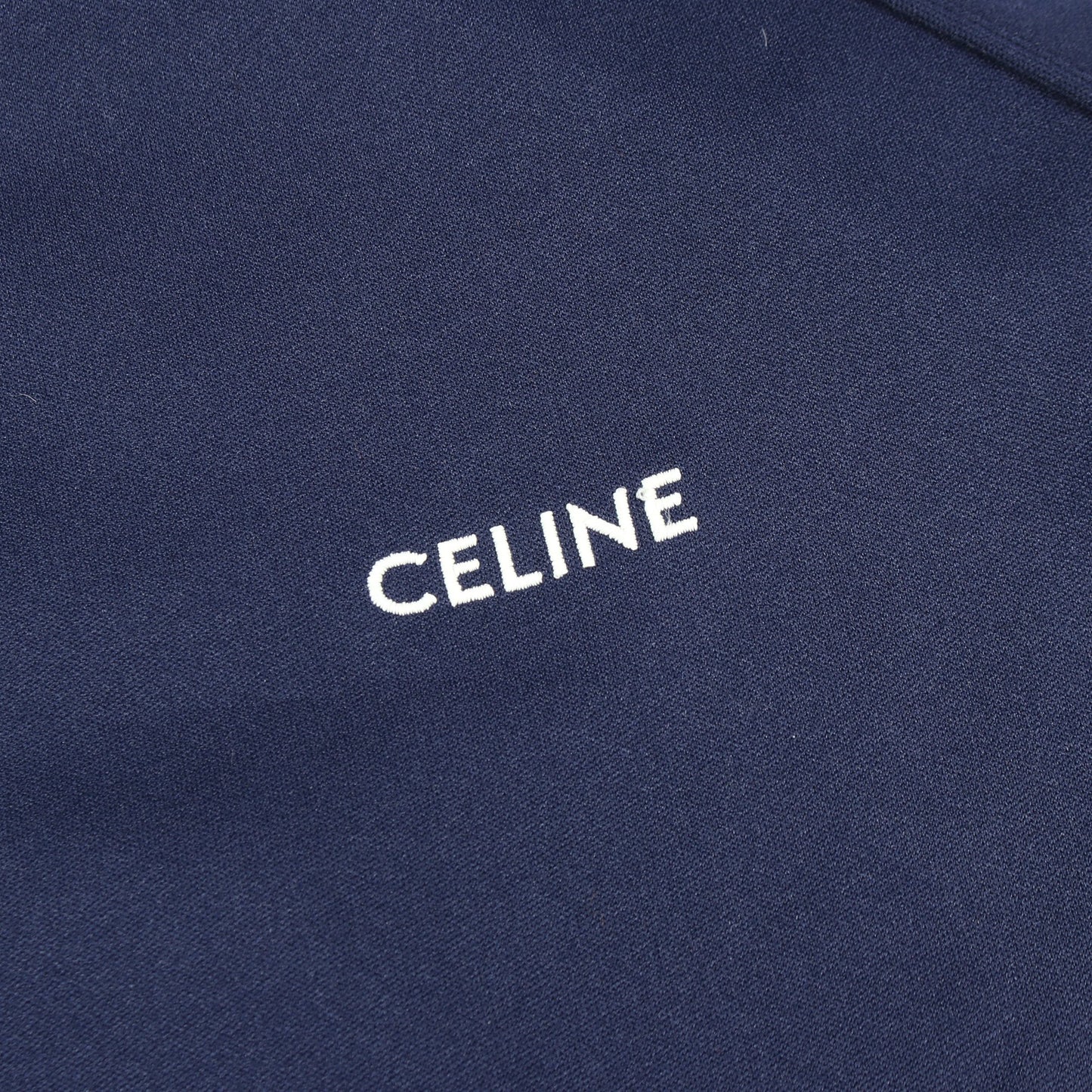 ダブルフェイスジャージー トラックジャケット ネイビー セリーヌ アウター CELINE