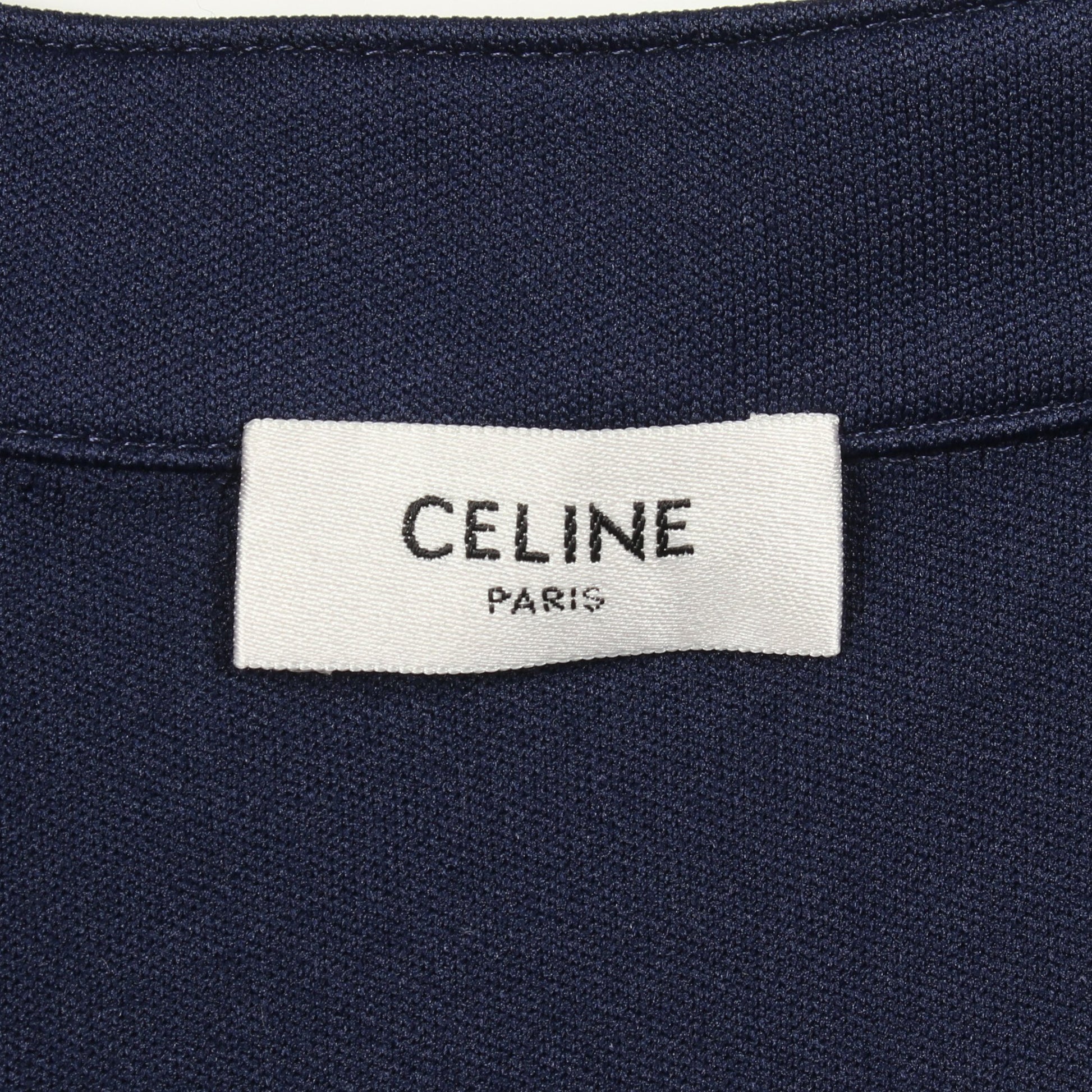 ダブルフェイスジャージー トラックジャケット ネイビー セリーヌ アウター CELINE