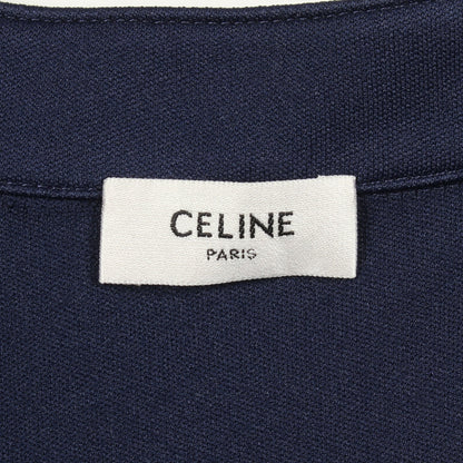 ダブルフェイスジャージー トラックジャケット ネイビー セリーヌ アウター CELINE