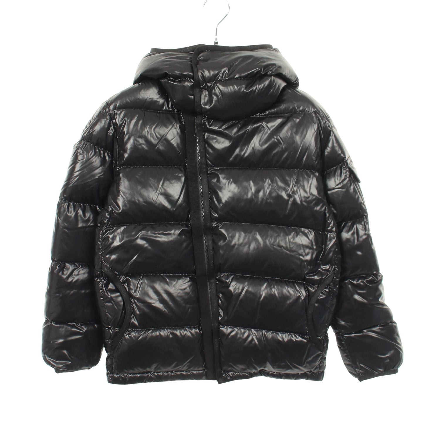NEUVIC ダウンジャケット ナイロン ブラック フード付き モンクレール アウター MONCLER