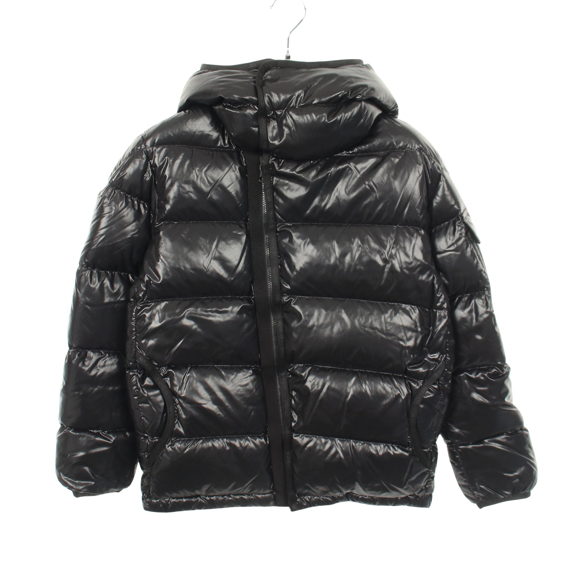 NEUVIC ダウンジャケット ナイロン ブラック フード付き モンクレール アウター MONCLER