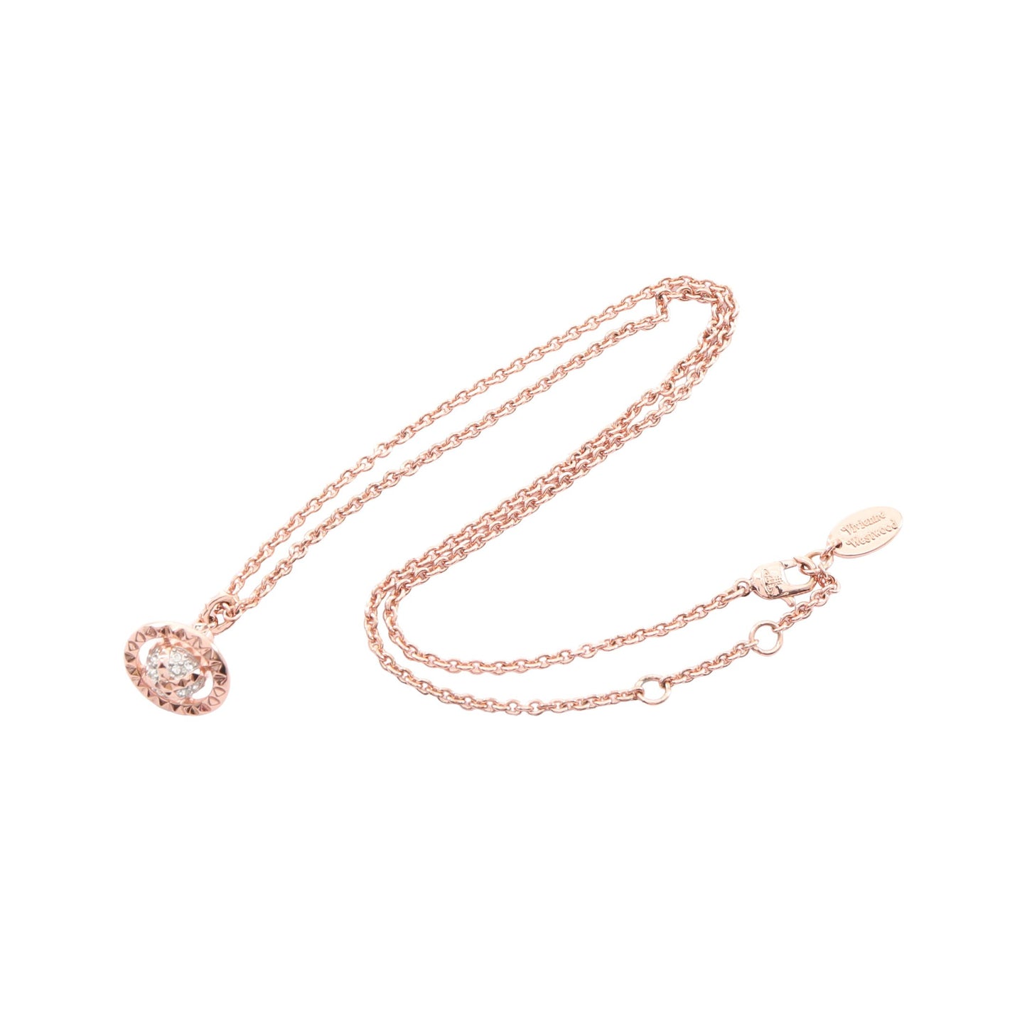 KIKA ORB ネックレス GP ラインストーン ピンクゴールド ヴィヴィアンウエストウッド アクセサリー Vivienne Westwood