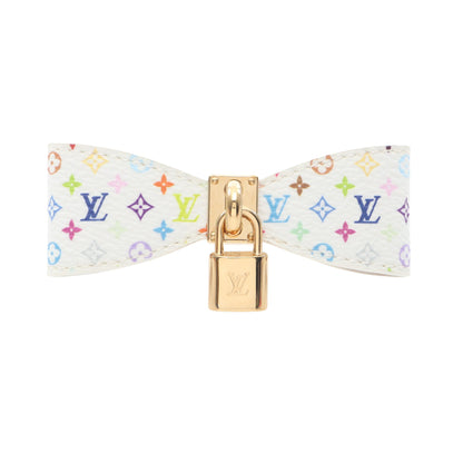 LV × TM バレッタボウ モノグラムマルチカラー リボン バレッタ PVC ホワイト マルチカラー ルイヴィトン アクセサリー LOUIS VUITTON