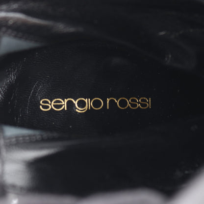 ロング ブーツ レザー ブラック セルジオロッシ シューズ Sergio Rossi