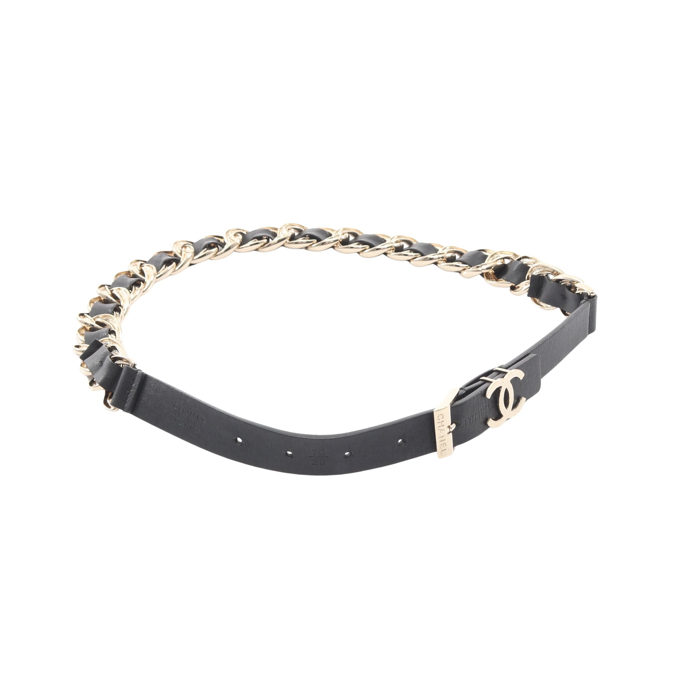 CHANEL　シャネル　ココマーク　レザー　ベルト　ゴールド金具 CHANEL（シャネル） 【超美品】シャネル ココマーク レディース ベルト
