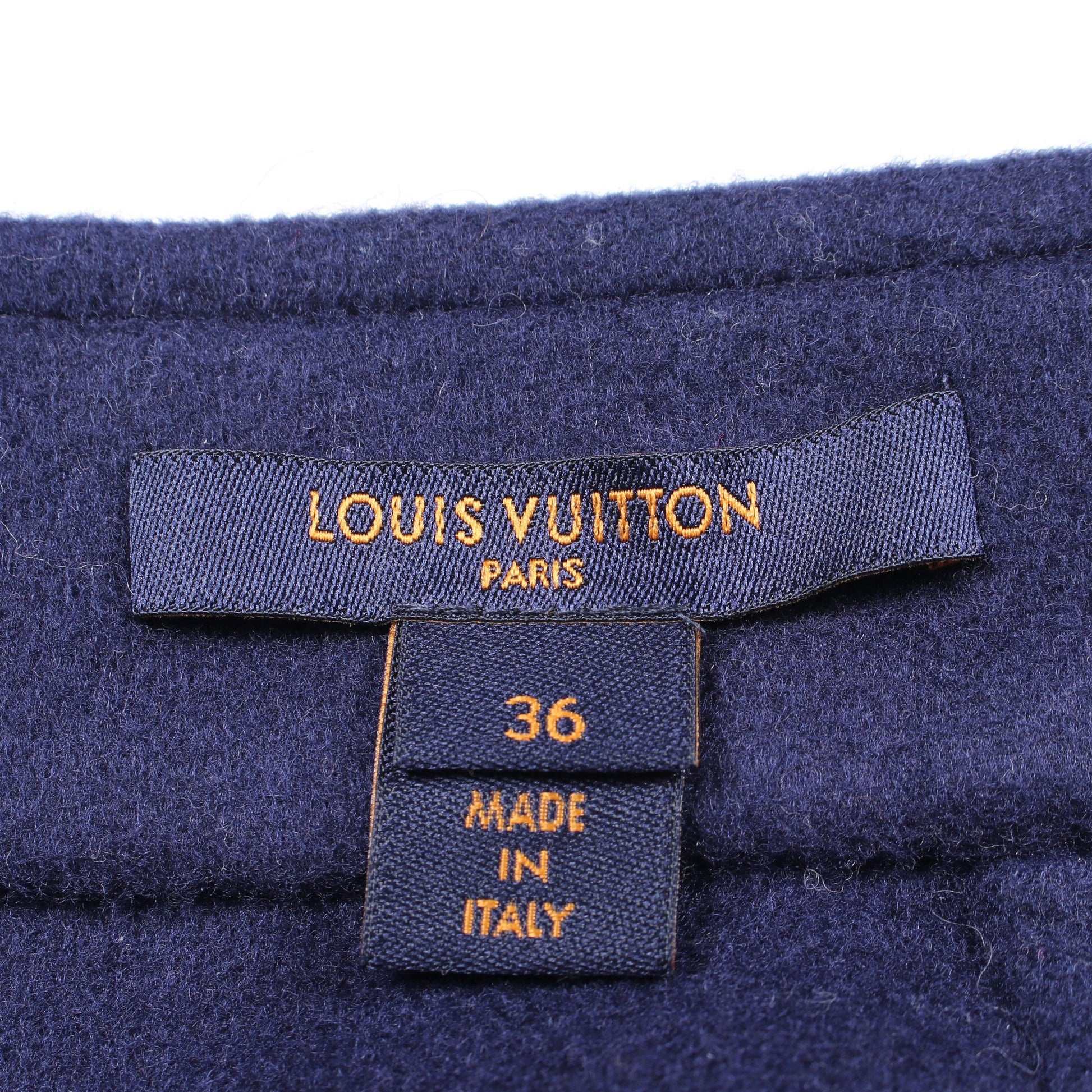 モノグラム スカート ウール ネイビー ライトピンク ルイヴィトン ボトムス LOUIS VUITTON