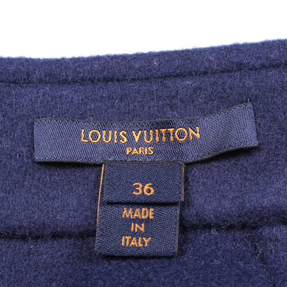 モノグラム スカート ウール ネイビー ライトピンク ルイヴィトン ボトムス LOUIS VUITTON