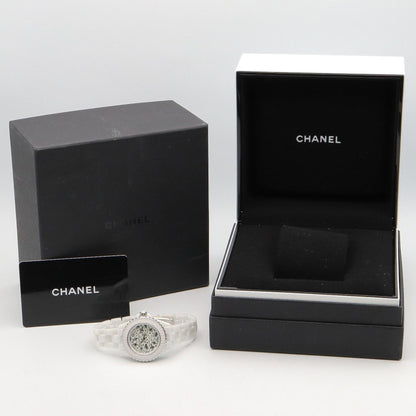 J12 コズミック レディース 腕時計 クオーツ セラミック ホワイト シャネル 時計 CHANEL