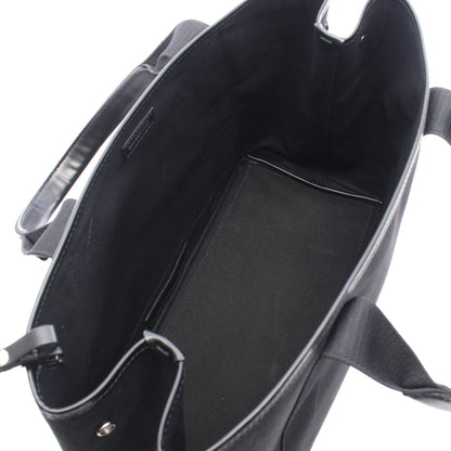 NAVY CABAS NEW M ネイビーカバ ハンドバッグ トートバッグ キャンバス レザー ブラック バレンシアガ バッグ BALENCIAGA