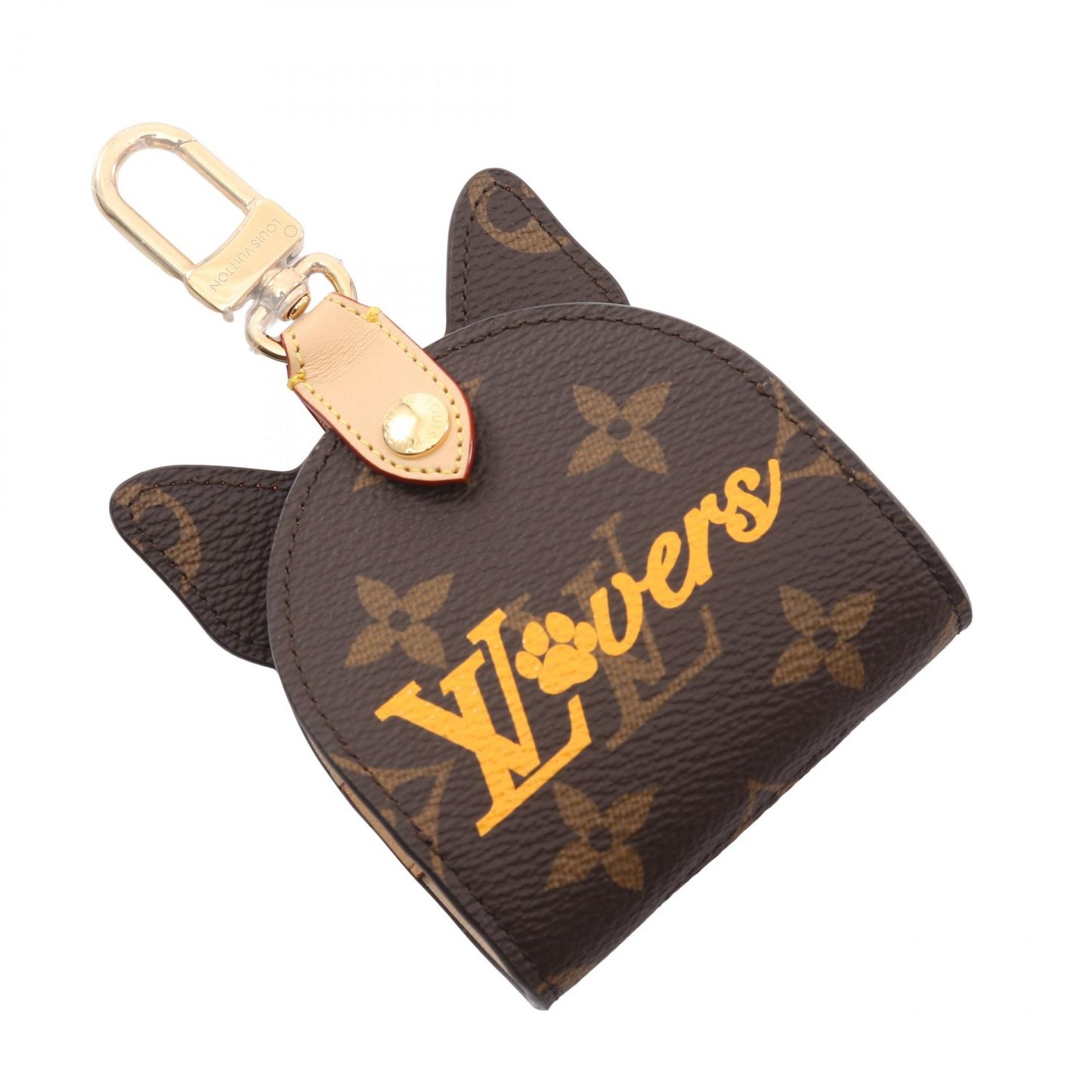 ドッグ バッグ ホルダー シバ LV vers モノグラム バッグチャーム PVC レザー ブラウン オレンジ ホワイト ルイヴィトン 財布・小物 LOUIS VUITTON