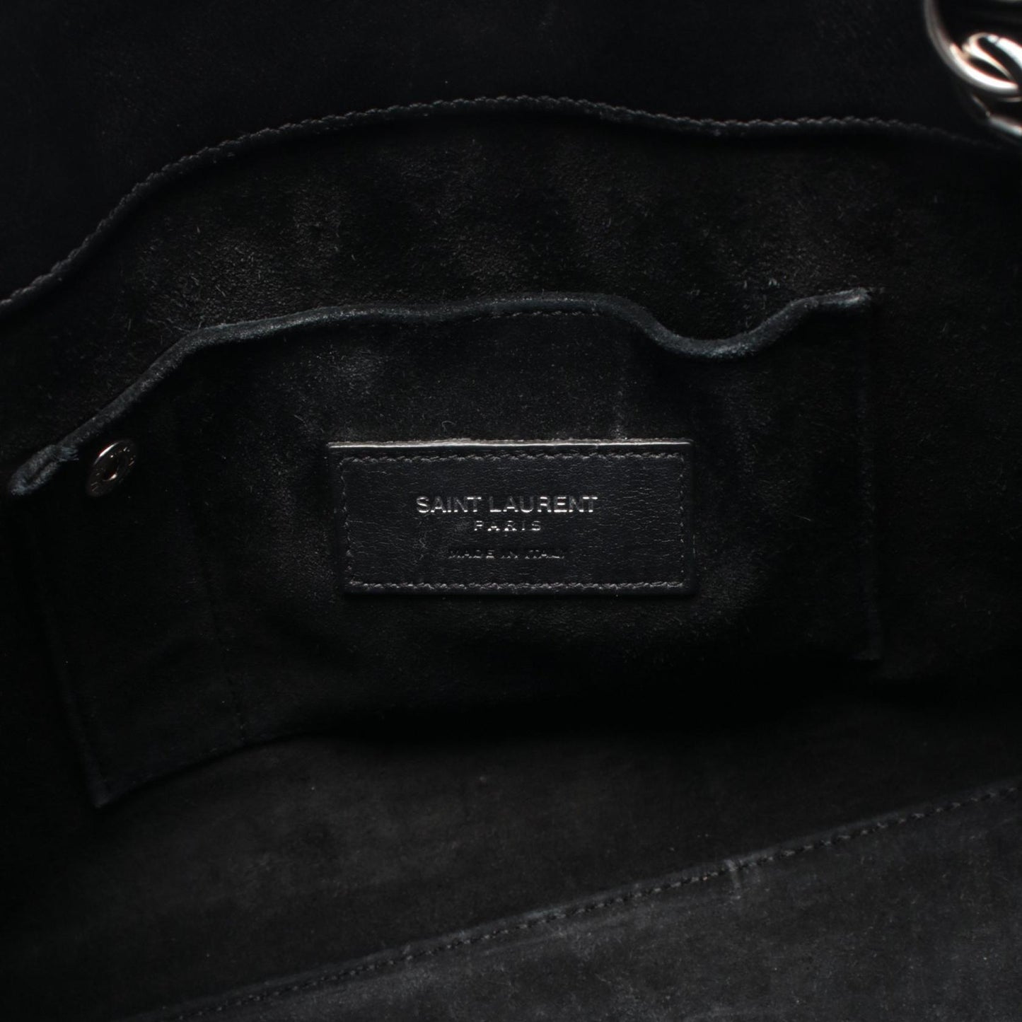 サック ド ジュール ベイビー スタースタッズ ハンドバッグ レザー ブラック 2WAY サンローランパリ バッグ SAINT LAURENT PARIS