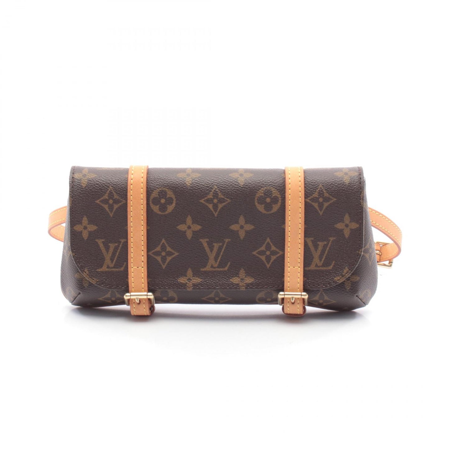 ポシェット マレル モノグラム ボディバッグ ウエストバッグ PVC レザー ブラウン ルイヴィトン バッグ LOUIS VUITTON
