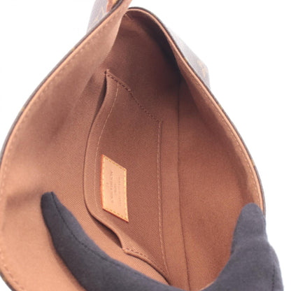 ポシェット マレル モノグラム ボディバッグ ウエストバッグ PVC レザー ブラウン ルイヴィトン バッグ LOUIS VUITTON