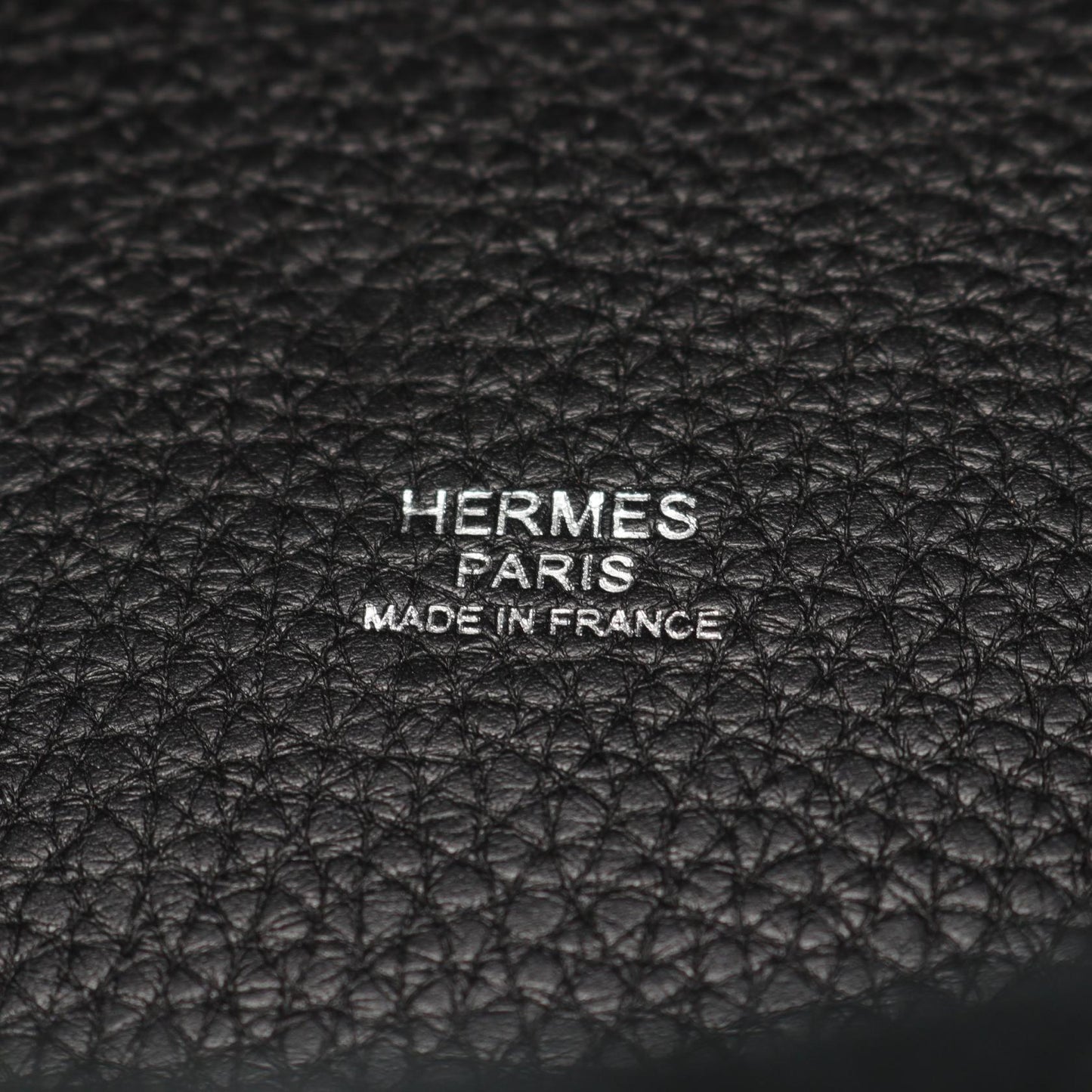 ピコタンロックMM ハンドバッグ トリヨンクレマンス ブラック シルバー金具 Y刻印 エルメス バッグ HERMES
