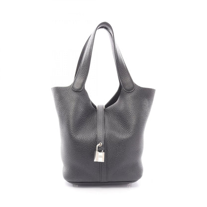 ピコタンロックMM ハンドバッグ トリヨンクレマンス ブラック シルバー金具 Y刻印 エルメス バッグ HERMES