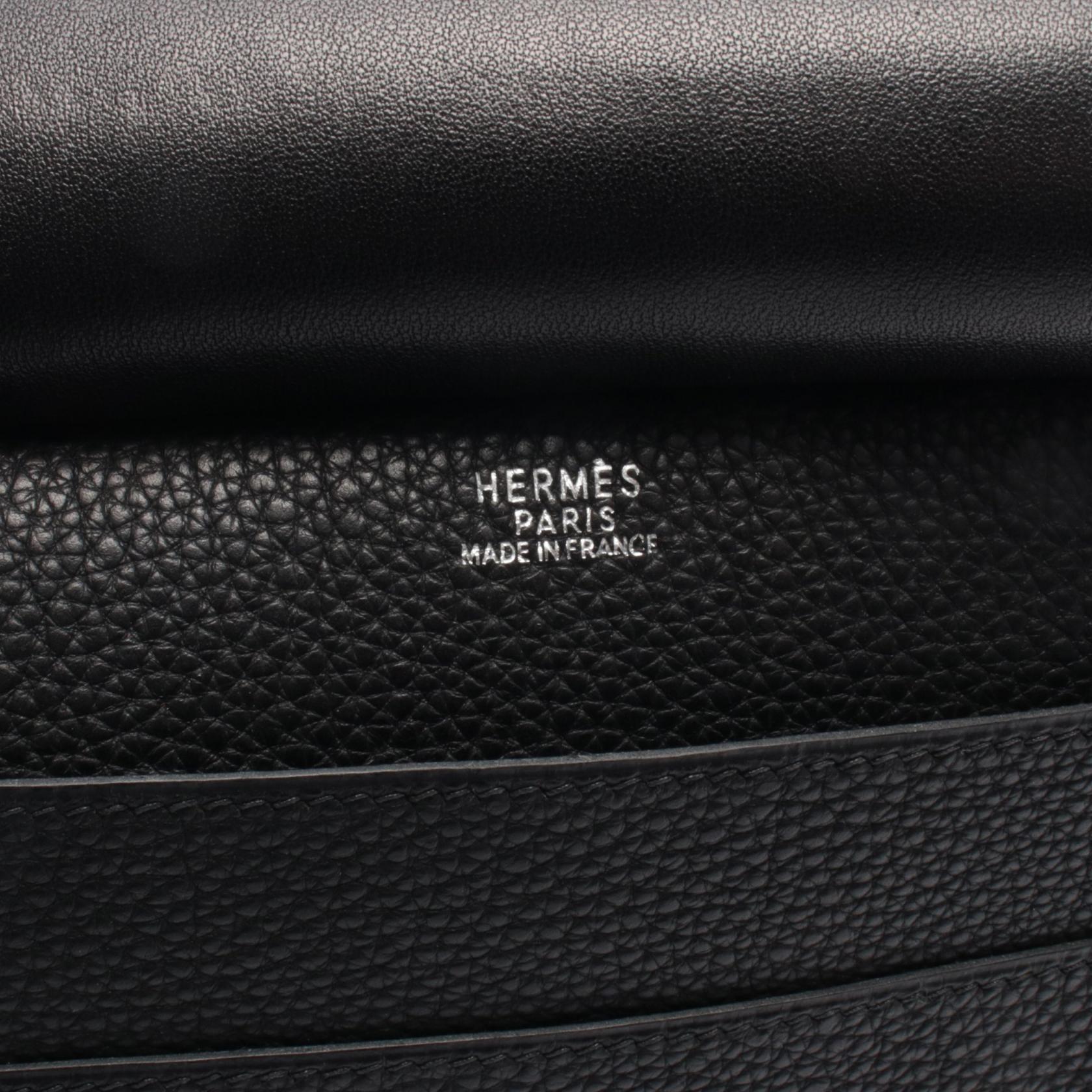 ショルダーバッグ トゴ ブラック シルバー金具 □N刻印 エルメス バッグ HERMES