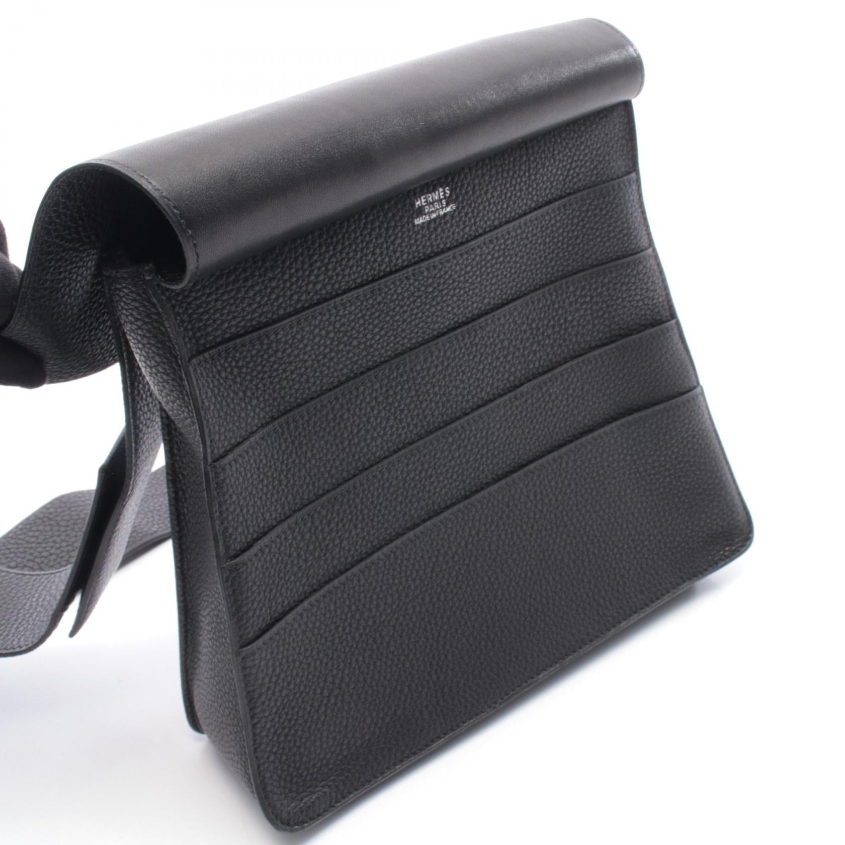 ショルダーバッグ トゴ ブラック シルバー金具 □N刻印 エルメス バッグ HERMES