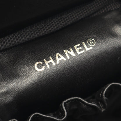 ココマーク ハンドバッグ バニティバッグ キャビアスキン ブラック ゴールド金具 シャネル バッグ CHANEL