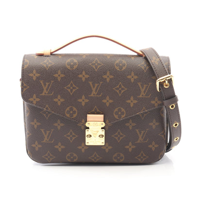 ポシェット メティス MM モノグラム ハンドバッグ PVC レザー ブラウン 2WAY ルイヴィトン バッグ LOUIS VUITTON