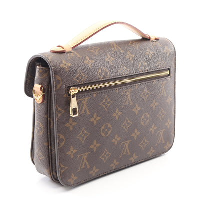 ポシェット メティス MM モノグラム ハンドバッグ PVC レザー ブラウン 2WAY ルイヴィトン バッグ LOUIS VUITTON