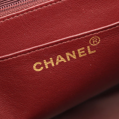 デカマトラッセ34 Wチェーンショルダーバッグ ラムスキン ブラック ゴールド金具 シャネル バッグ CHANEL