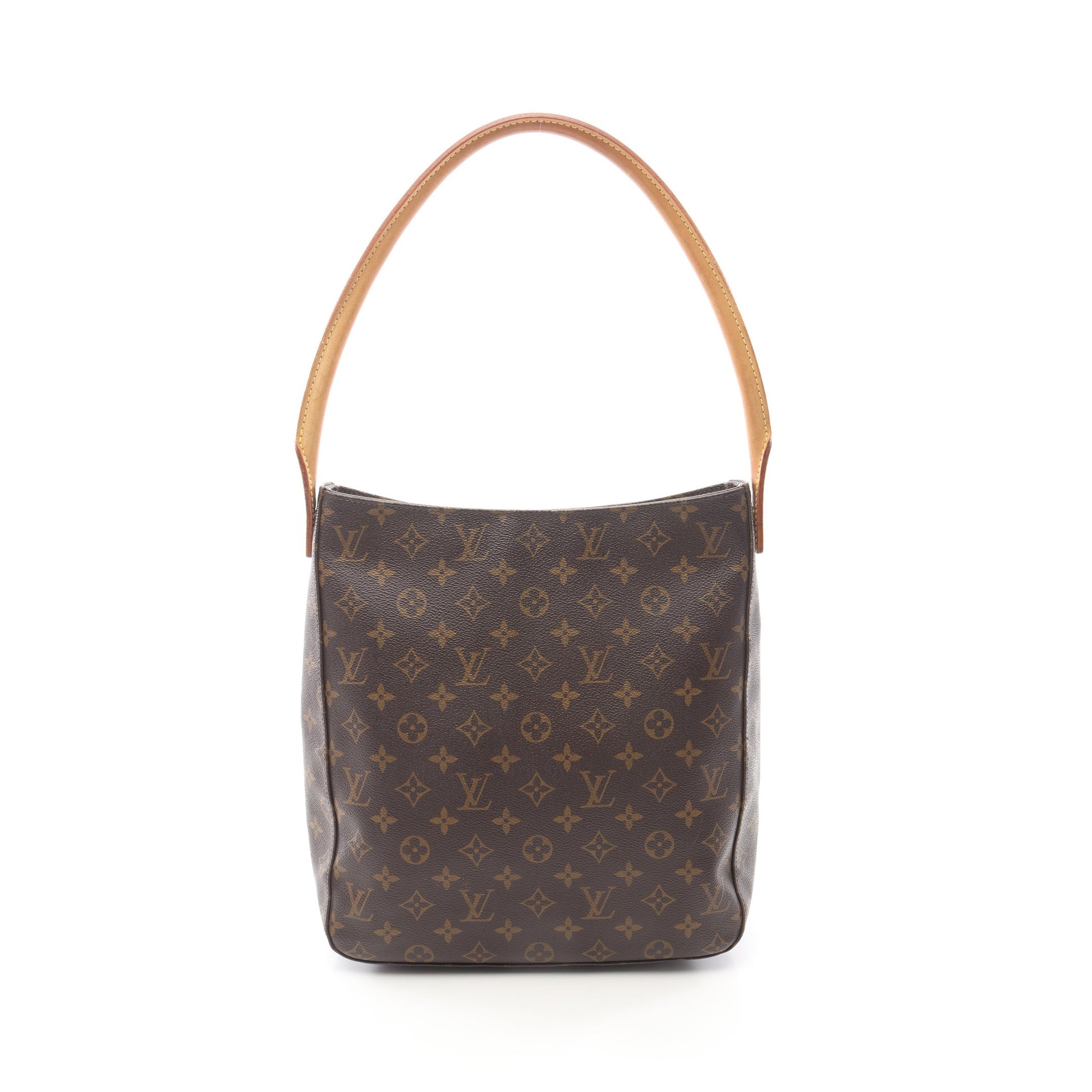 ルーピングGM モノグラム ショルダーバッグ PVC レザー ブラウン ルイヴィトン バッグ LOUIS VUITTON