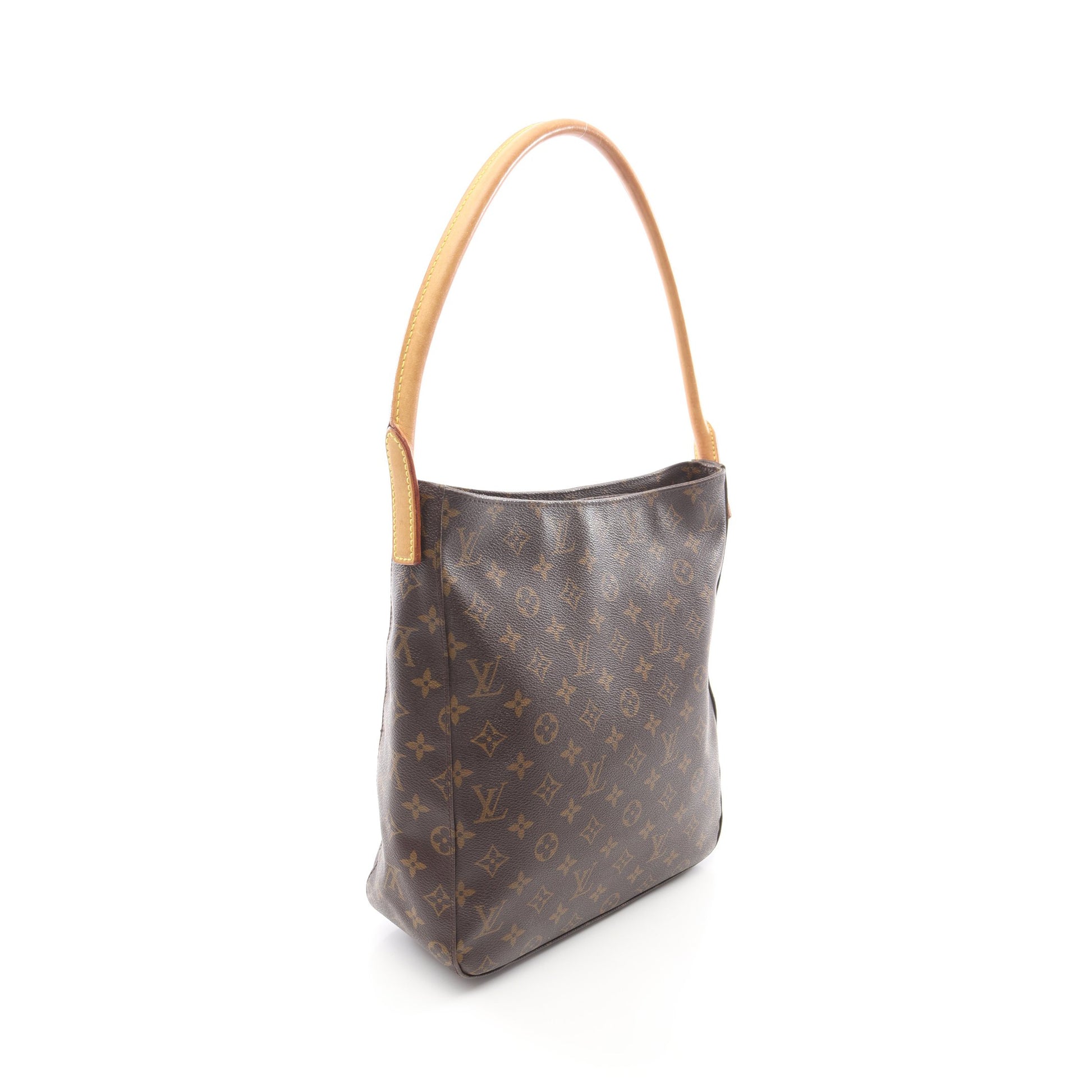 ルーピングGM モノグラム ショルダーバッグ PVC レザー ブラウン ルイヴィトン バッグ LOUIS VUITTON
