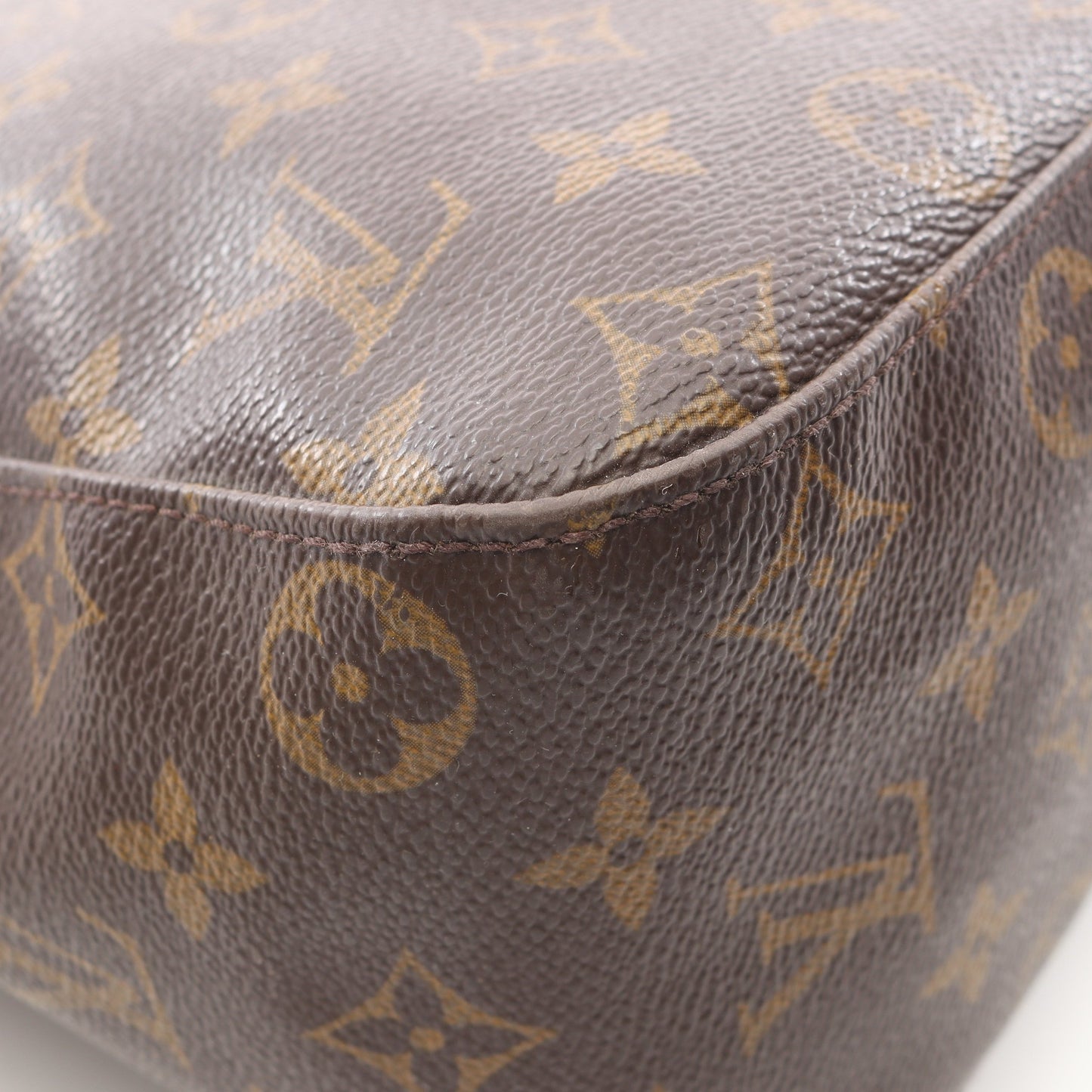 ルーピングGM モノグラム ショルダーバッグ PVC レザー ブラウン ルイヴィトン バッグ LOUIS VUITTON