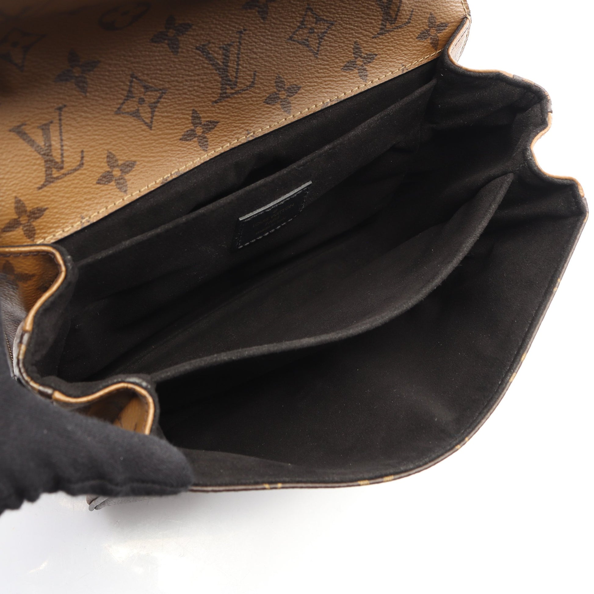 ポシェット メティス MM モノグラムリバース ハンドバッグ PVC レザー ブラウン ブラック 2WAY ルイヴィトン バッグ LOUIS VUITTON