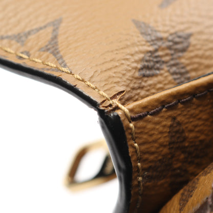 ポシェット メティス MM モノグラムリバース ハンドバッグ PVC レザー ブラウン ブラック 2WAY ルイヴィトン バッグ LOUIS VUITTON
