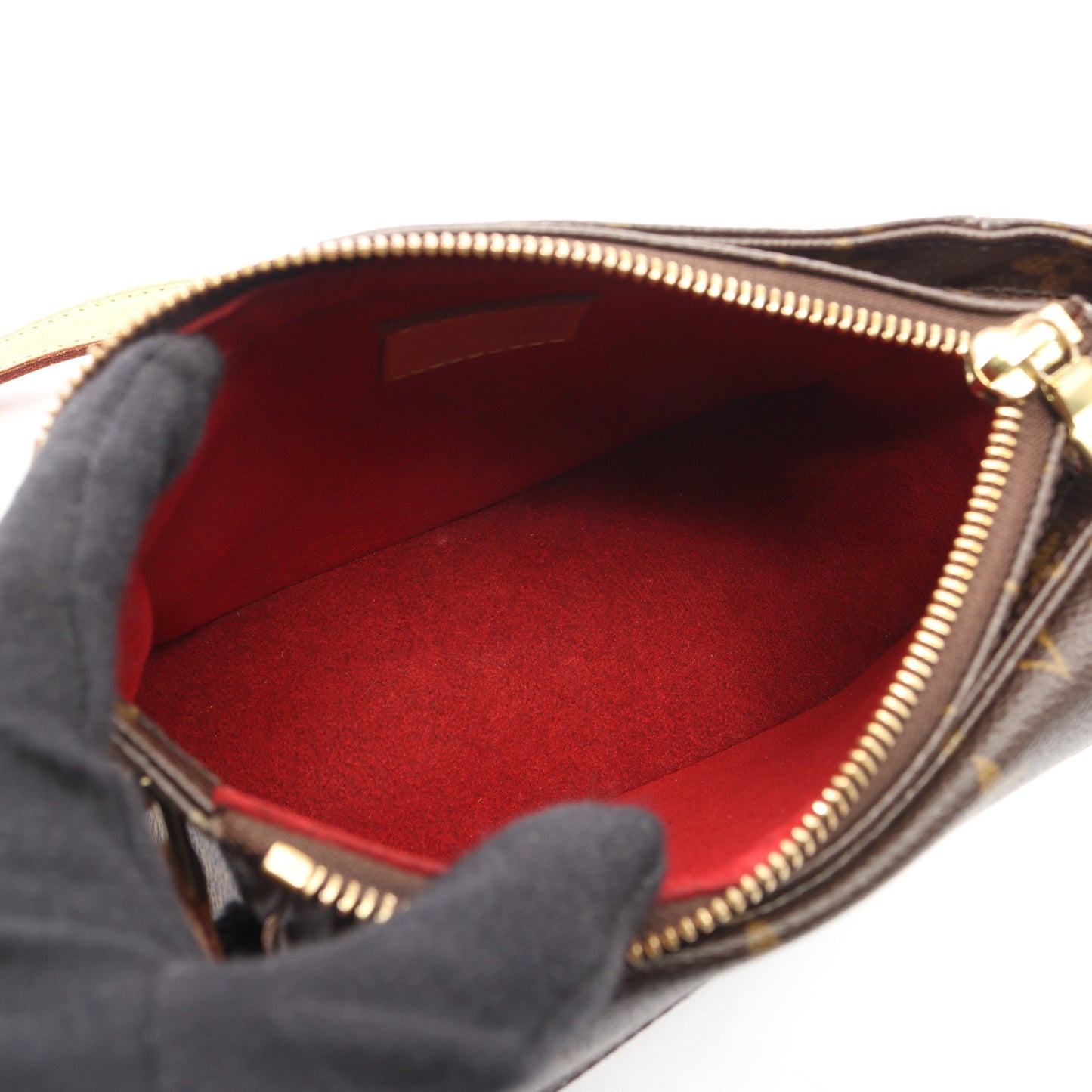 ヴィバシテPM モノグラム ショルダーバッグ PVC レザー ブラウン ルイヴィトン バッグ LOUIS VUITTON