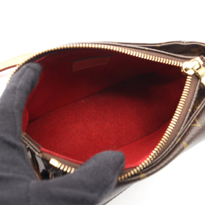 ヴィバシテPM モノグラム ショルダーバッグ PVC レザー ブラウン ルイヴィトン バッグ LOUIS VUITTON