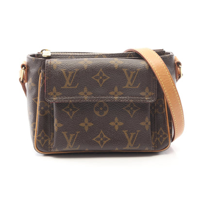 ヴィバシテPM モノグラム ショルダーバッグ PVC レザー ブラウン ルイヴィトン バッグ LOUIS VUITTON