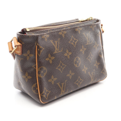 ヴィバシテPM モノグラム ショルダーバッグ PVC レザー ブラウン ルイヴィトン バッグ LOUIS VUITTON