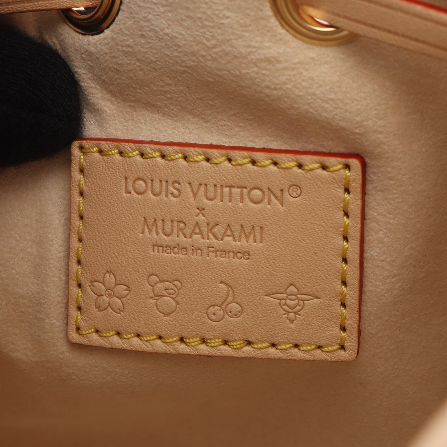 LV × TM ナノ ノエ モノグラムマルチカラー ハンドバッグ PVC レザー ホワイト 2WAY ルイヴィトン バッグ LOUIS VUITTON