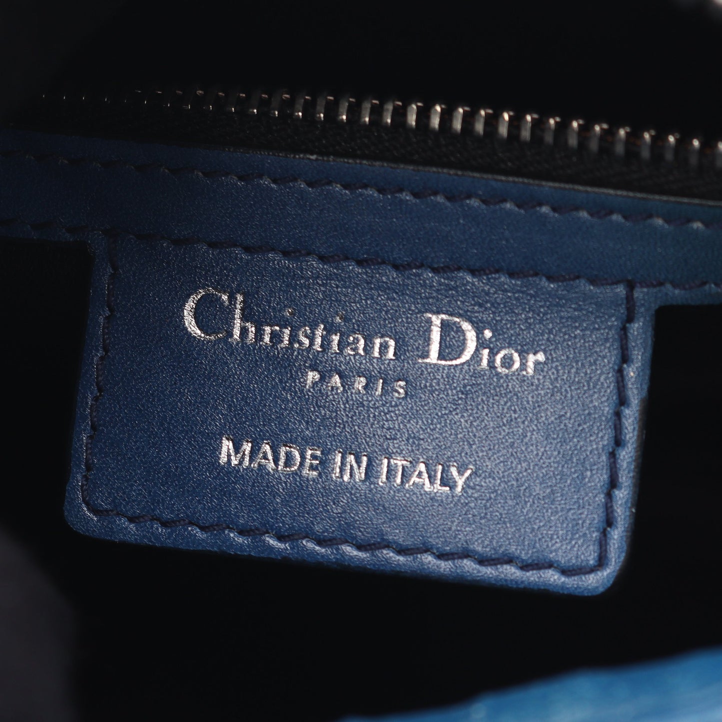 LADY DIOR レディディオール ハンドバッグ レザー ダークブルー グリーン パープル 2WAY クリスチャンディオール バッグ Christian Dior